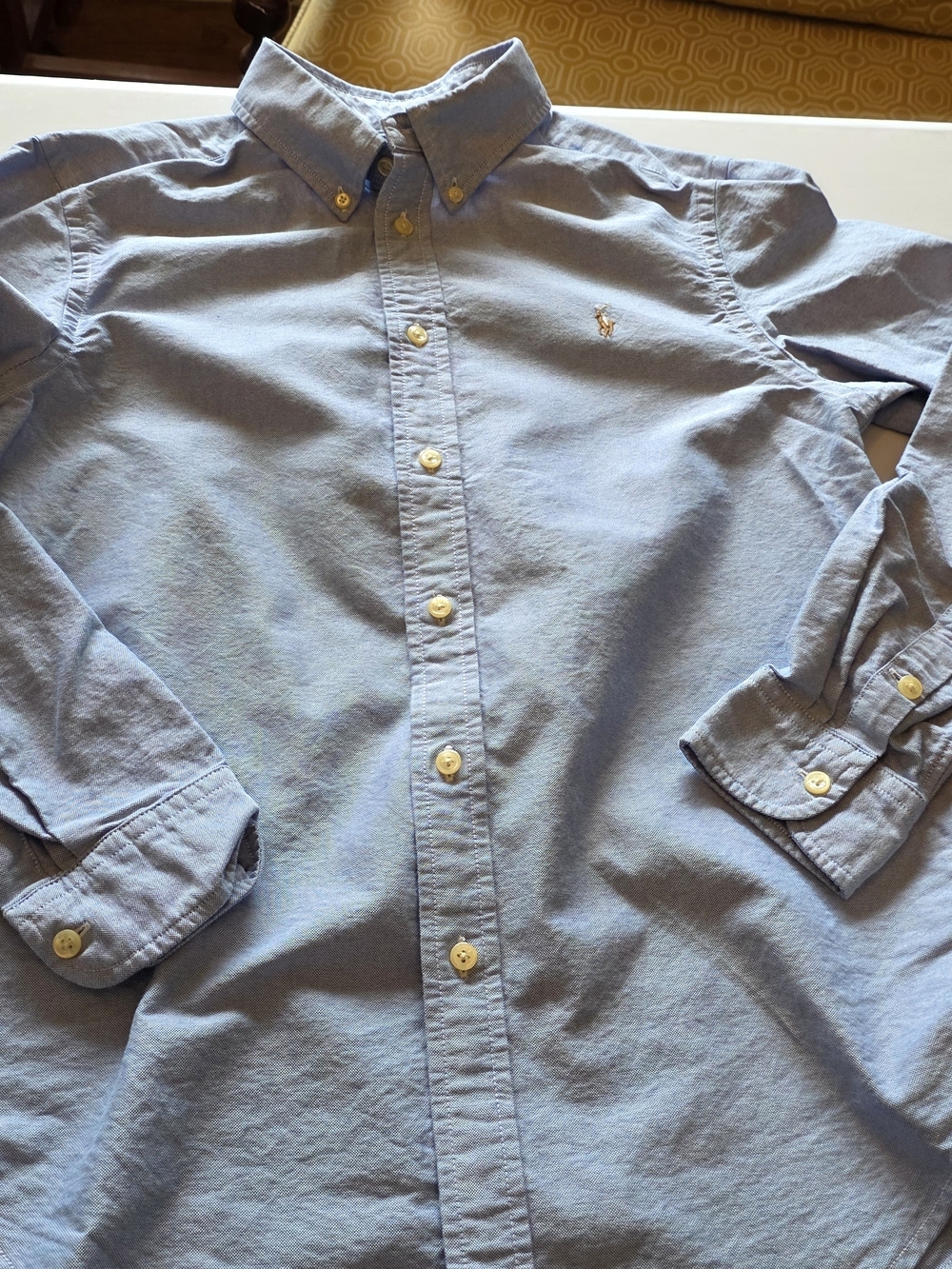 Ralph Lauren Light Blue Button-Down Oxford Shirt